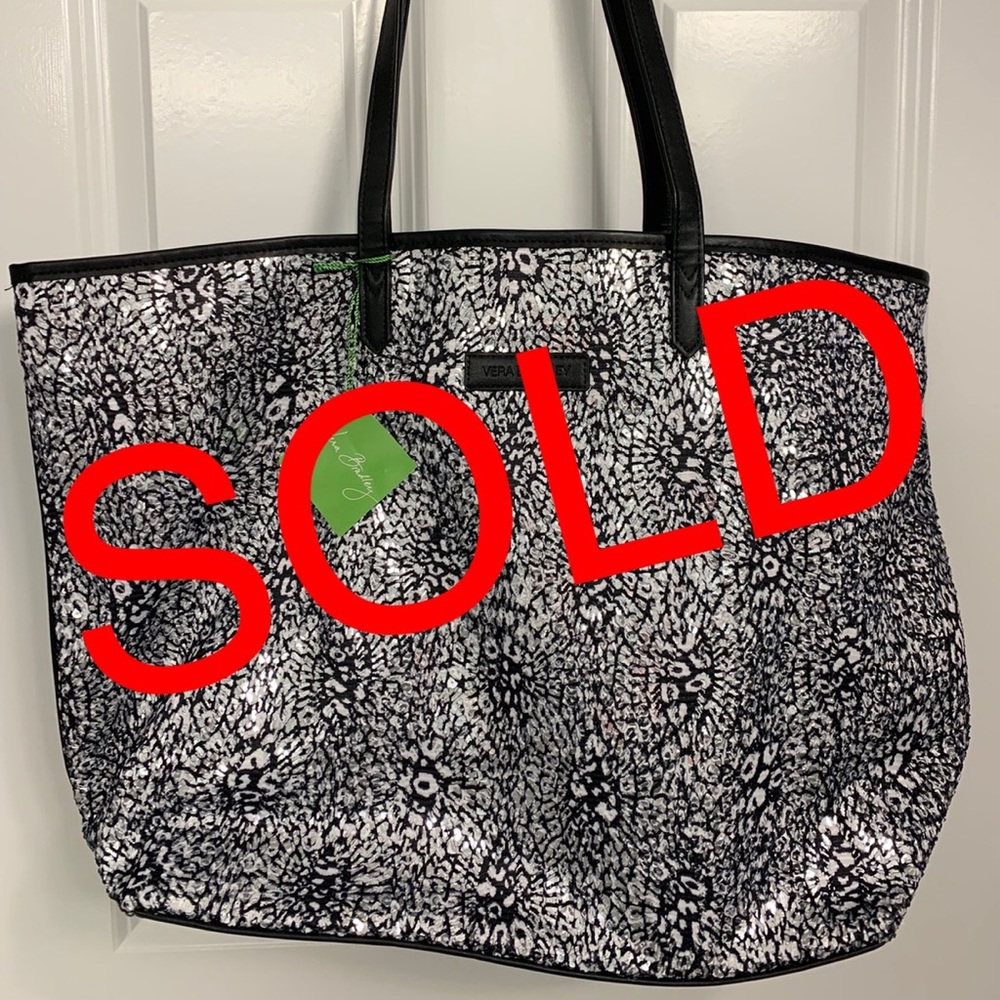 Vera Bradley mesh sequin tote